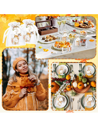 50 Piezas Balsamo Labial Hidratante Nlicrst Acción de Gracias