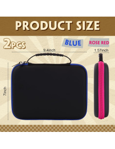 Caja de Dados Aoriher 2 Pcs Gran Capacidad para 70 Dados 2