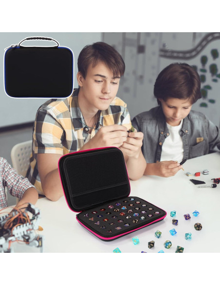 Caja de Dados Aoriher 2 Pcs Gran Capacidad para 70 Dados