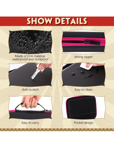 Caja de Dados Aoriher 2 Pcs Gran Capacidad para 70 Dados