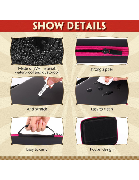 Caja de Dados Aoriher 2 Pcs Gran Capacidad para 70 Dados