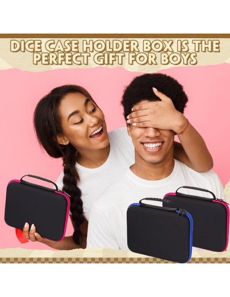 Caja de Dados Aoriher 2 Pcs Gran Capacidad para 70 Dados