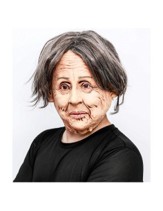 CreepyParty Máscara de Cabeza Humana de Láttex para Halloween