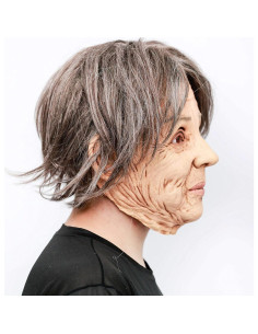 CreepyParty Máscara de Cabeza Humana de Láttex para Halloween 2