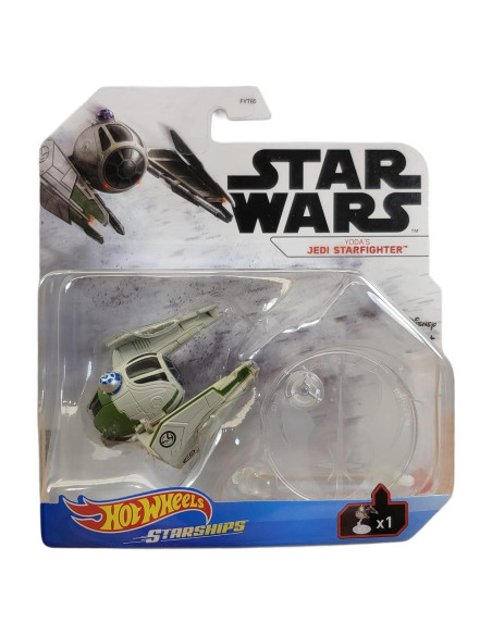 Caza Jedi de Yoda Hot Wheels 2021 - Colección Star Wars