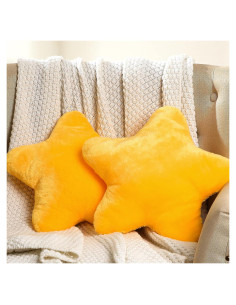Almohadas de Peluche Estrella Amarilla Sumind - 2 Pcs 40 cm