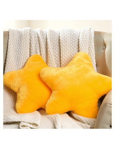 Almohadas de Peluche Estrella Amarilla Sumind - 2 Pcs 40 cm