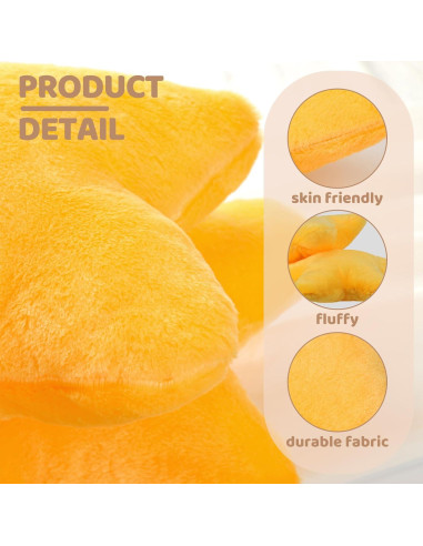Almohadas de Peluche Estrella Amarilla Sumind - 2 Pcs 40 cm