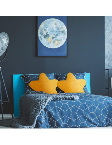 Almohadas de Peluche Estrella Amarilla Sumind - 2 Pcs 40 cm