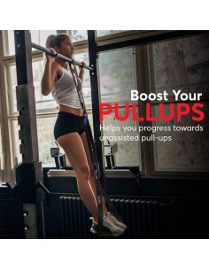 Bandas de Asistencia para Dominadas LUXOR ESSENTIALS - 4 Bandas Ajustables 2