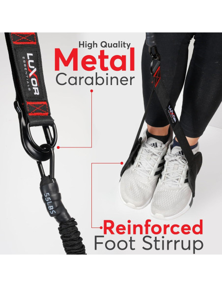 Bandas de Asistencia para Dominadas LUXOR ESSENTIALS - 4 Bandas Ajustables