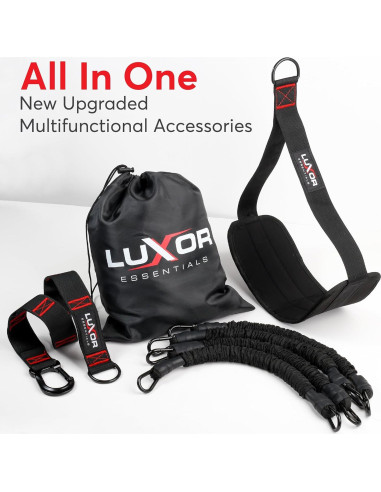 Bandas de Asistencia para Dominadas LUXOR ESSENTIALS - 4 Bandas Ajustables