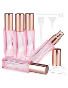 Set de 5 Botellas de Perfume ZIZEMOJA 10ml Rosa Claro
