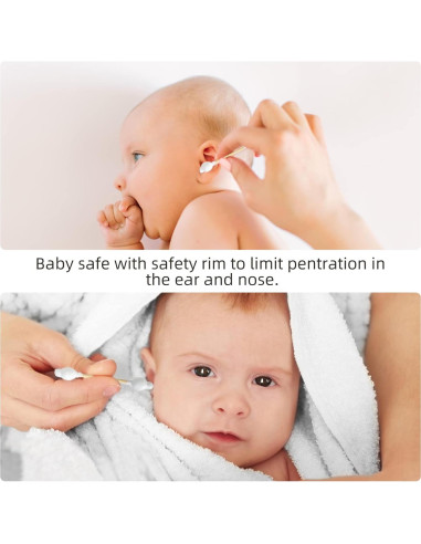 Hisopos de Algodón Ecológicos Isshah - 108 Unidades - Bambú