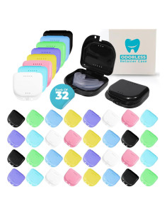 32 Estuches para Retenedores Mrs. Odonto - Colores Variados