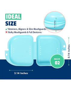 32 Estuches para Retenedores Mrs. Odonto - Colores Variados 2