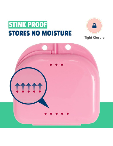 32 Estuches para Retenedores Mrs. Odonto - Colores Variados