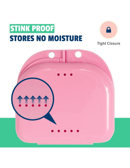 32 Estuches para Retenedores Mrs. Odonto - Colores Variados