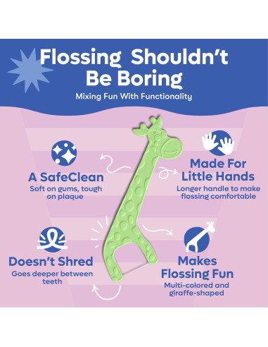 Hilo Dental Ecológico SmartLifeco para Niños 100 Unidades