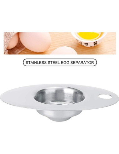 Separador de Huevos Mumusuki Acero Inoxidable 15x10cm Apto Lavavajillas