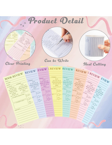 Marcadores de Reseña de Libros Coloridos L1rabe 120 Pcs