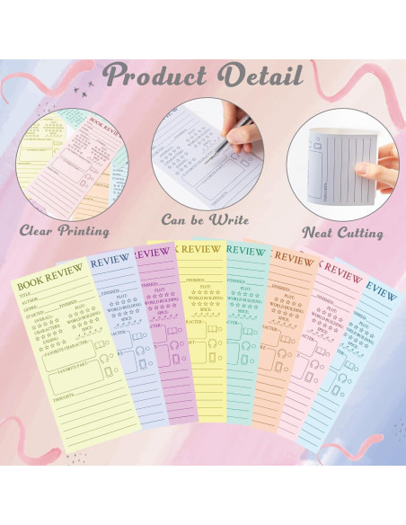 Marcadores de Reseña de Libros Coloridos L1rabe 120 Pcs