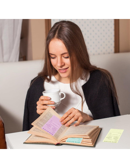 Marcadores de Reseña de Libros Coloridos L1rabe 120 Pcs