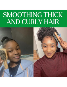 Cepillo de Cerdas Duras GranNaturals para Cabello Grueso y Rizado 2