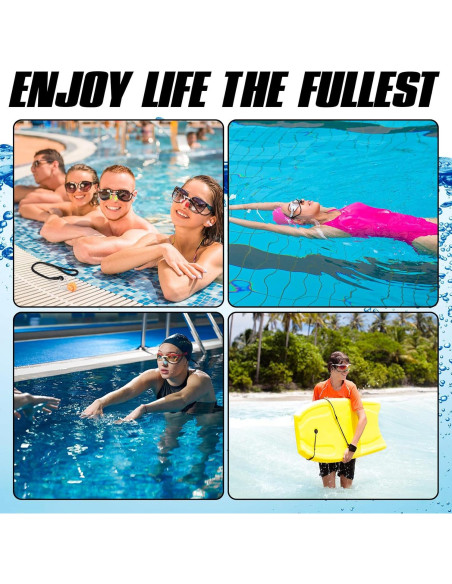 10 Clips de Nariz y Tapones para Oídos Seenelling Accesorios Natación