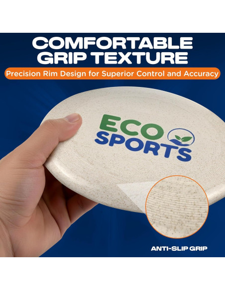 Disco Frisbee Ultimate Eco Sports 175g - Paja de Trigo