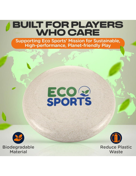Disco Frisbee Ultimate Eco Sports 175g - Paja de Trigo
