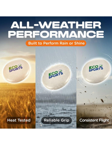 Disco Frisbee Ultimate Eco Sports 175g - Paja de Trigo