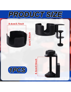 Soporte para Taza BOXOB G18267 Ajustable para Silla Exterior 2