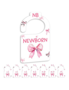 Divisores de Armario JMOST Rosa para Bebés 0-24 Meses