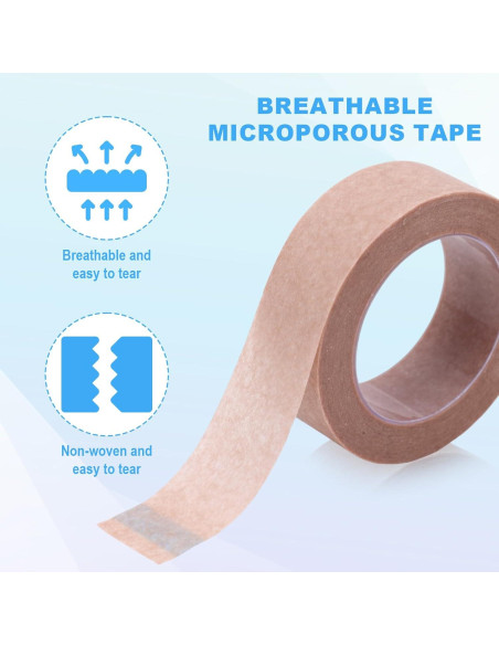 10 Rollos de Cinta Nasal Micropore Penitue 1.3cm x 9.14m