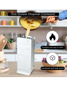 Bolsas Desechables de Grasa HXYCNNA 50 Pcs 8.9x22.9 cm 2