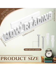 Soporte de Libros Weysat de Madera para Pared 25x5cm 2