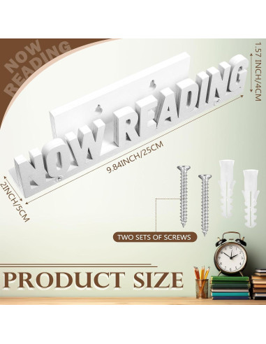 Soporte de Libros Weysat de Madera para Pared 25x5cm