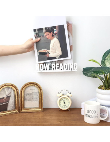 Soporte de Libros Weysat de Madera para Pared 25x5cm