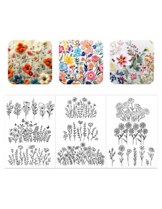 3 Hojas Estabilizadores Bordado Solubles en Agua A4 JIYIN