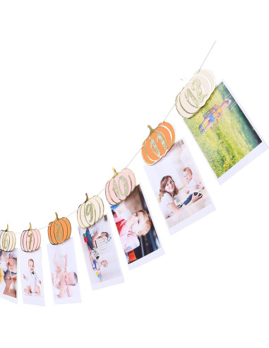 Banner de Cumpleaños Calabaza Rosa Naranja Dorado 249.4x6.6cm