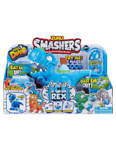 Juguete Smashers Dino Era de Hielo Ice Rex ZURU con Accesorios