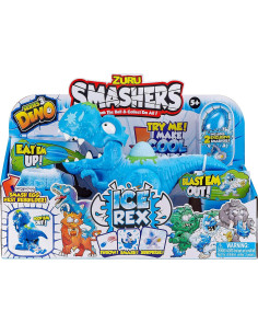 Juguete Smashers Dino Era de Hielo Ice Rex ZURU con Accesorios 2