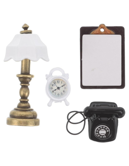 Lámpara miniatura TOYANDONA para casa de muñecas LED