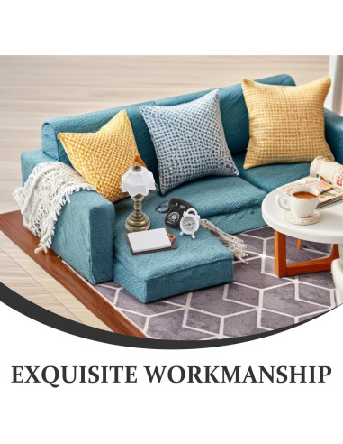 Lámpara miniatura TOYANDONA para casa de muñecas LED