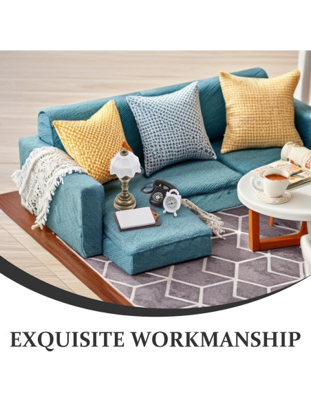 Lámpara miniatura TOYANDONA para casa de muñecas LED