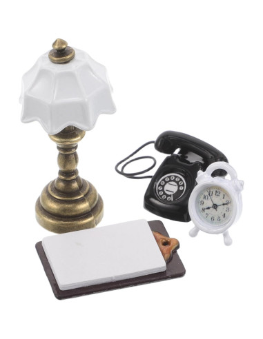 Lámpara miniatura TOYANDONA para casa de muñecas LED