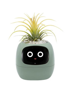 Maceta Inteligente Ivy Verde con Sensor de Agua y Luz