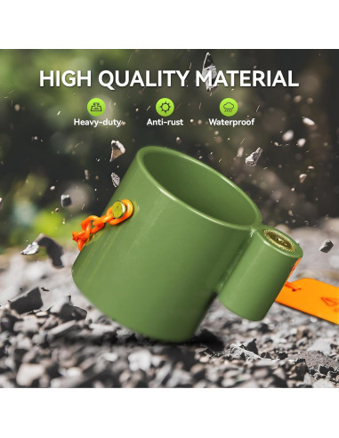 Cerradura de Eje RVMATE Verde para 5ta Rueda y Remolques