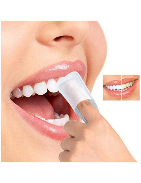 100 Toallitas Desechables Texturizadas SZ para Limpieza Dental